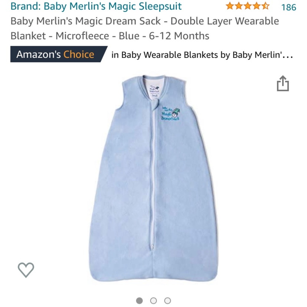 Baby Merlins magic sleep sack